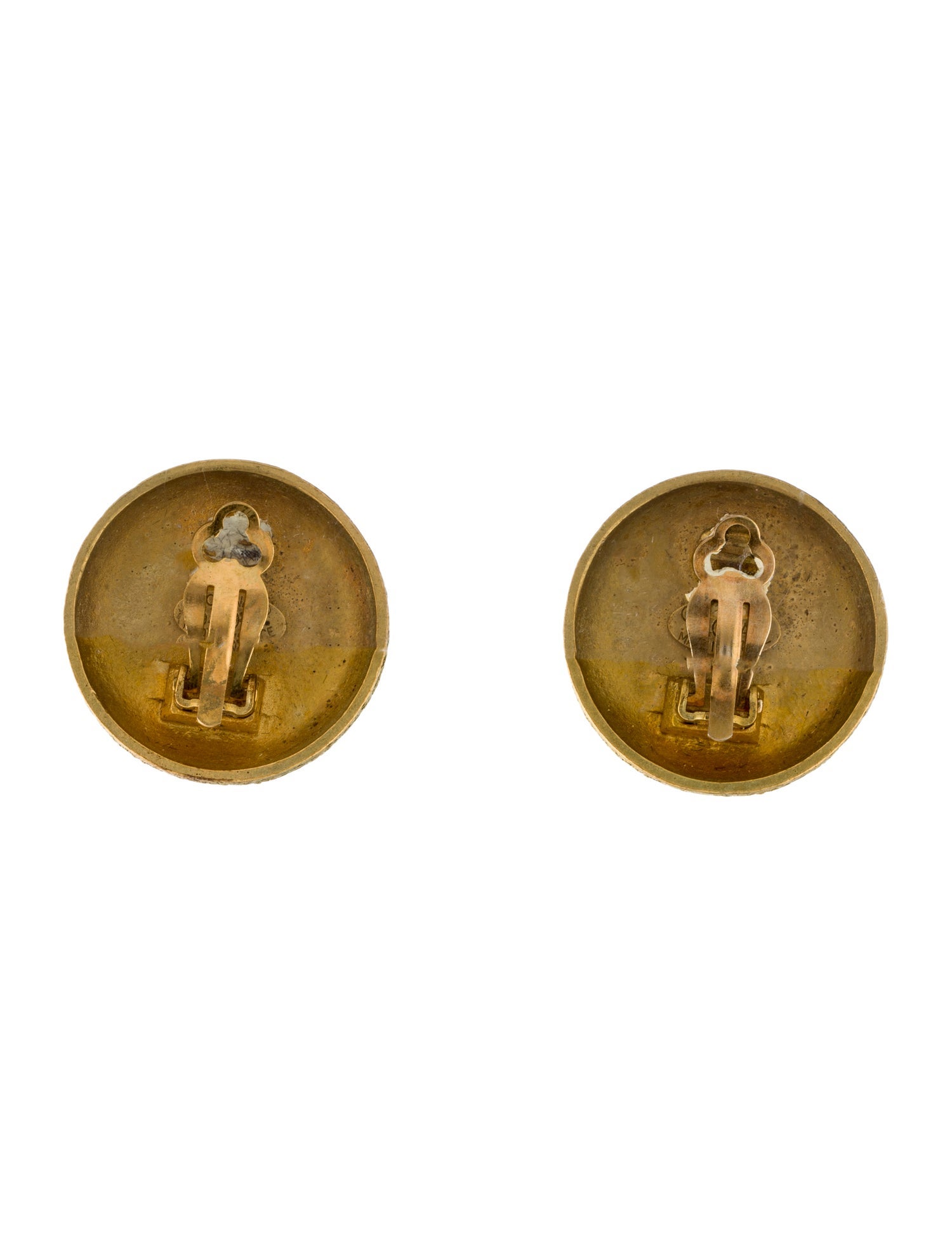 Chanel Vintage CC Clip-On Earrings